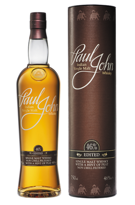 Paul John Edited Whisky Bottle and Box